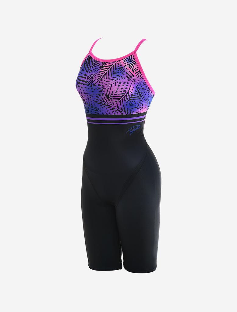 Toneidoseupocheu Willow 5-Part Half-Body V-Back Swimsuit