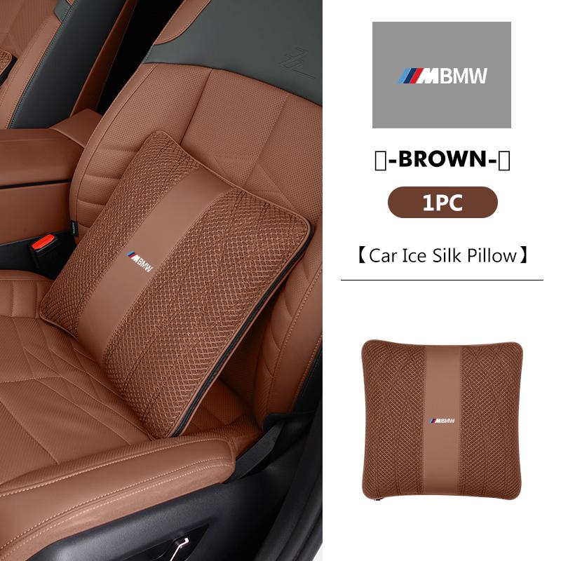 Für BMW Autokissen und Klimaanlagenabdeckung 2-in-1 Eis Seide Atmungsaktiv Auto Zubehör X1 X2 X3 X4 X5 X6 X7 G20 G30 6GT E46