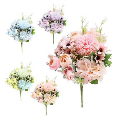 1 Bunch Artificial Flower Home Living Room Wedding Desktop Decor Photograph Prop Christmas Ornament