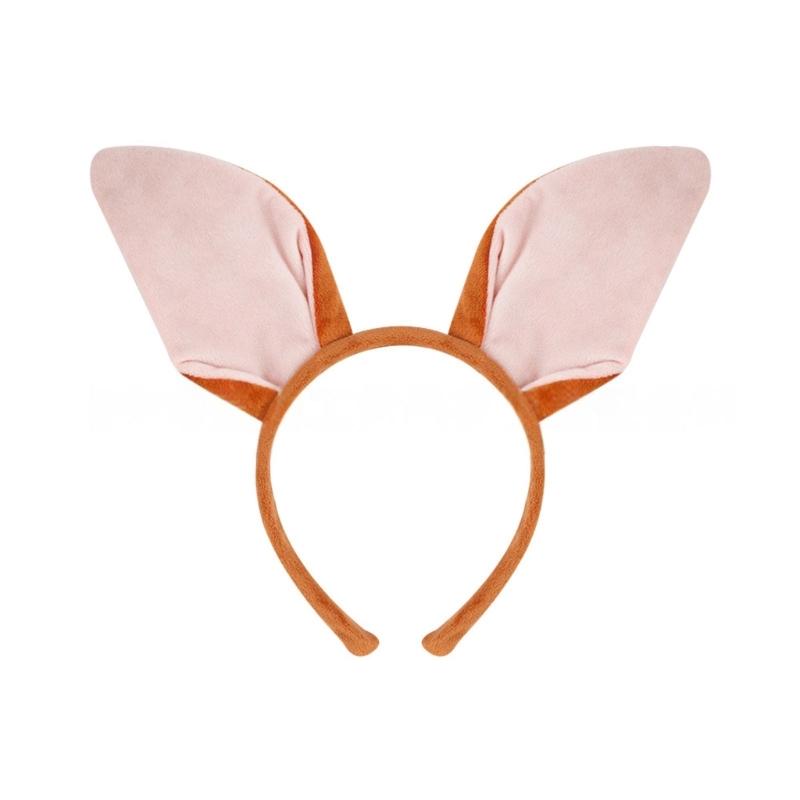 Foxes Costume Foxes Ears Headband Tail Bowite Animal Fancy Costume Kit Accessories Adult Kids Halloween Cosplays Props