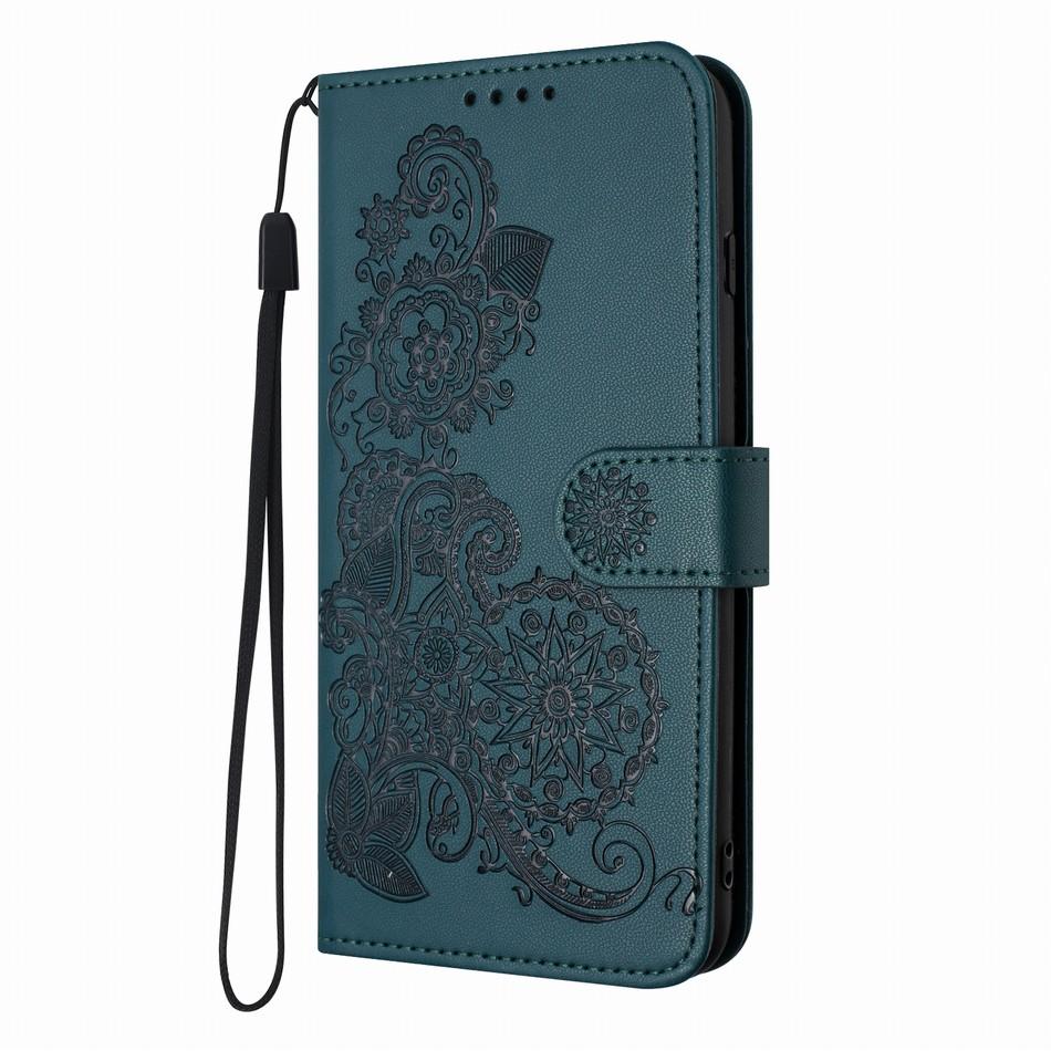 

Cute Datura Flower Phone Case For OPPO Realme C12 C15 C25S C53 11 7 7i V5 Q2 8 9i Narzo 20 30A N53 Woman Girl Wallet Cover D16F For Realme V5 5G