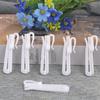 Ganchos para pendurar cortinas, 50/80/100 peças, gancho ajustável, anel de janela, suporte de cortina branco para cortina doméstica, alta qualidade, 7 cm