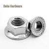 Stainless Steel Hex Flange Anti-Loosening Nut M4M5M6 - Anti-Slip Nut