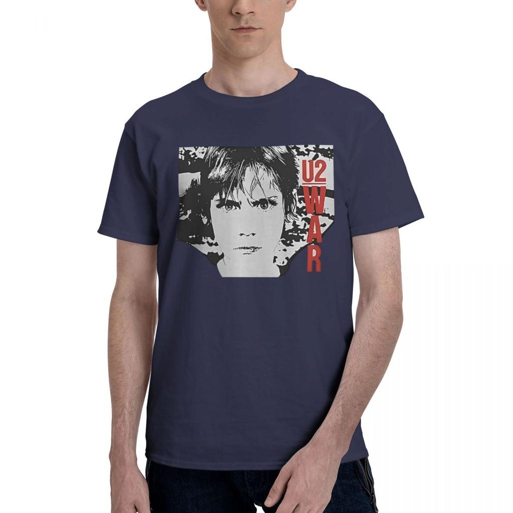 U2 Band War Man Graphic 100 Cotton Casual Breathable Confortable Anime Mens TShirts Men TShirt