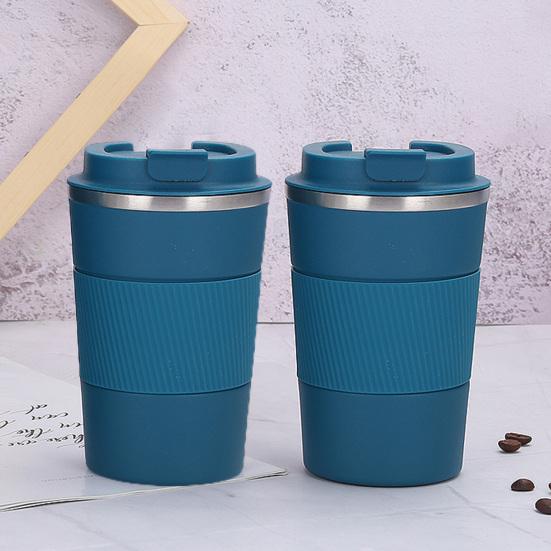 Šálek kávy 380 ml Velká kapacita Dobré utěsnění Netěsnost Protiskluzová nerezová ocel Vakuově izolovaný hrnek na vodu Domácí zdroj