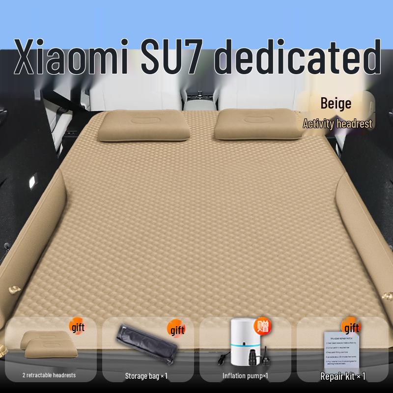 Xiaomi SU7 Car Bed: Inflatable Mattress for Trunk and Rear Seat