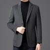 Hengyuanxiang 2025 Double-Sided Wool Suit Jacket with Removable Down Liner