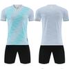 Cross-border Spot 2026 High-end Football Training Clothes, Children's Short-sleeved Summer Competition Clothes, Double-sided Pocket Football Clothes.