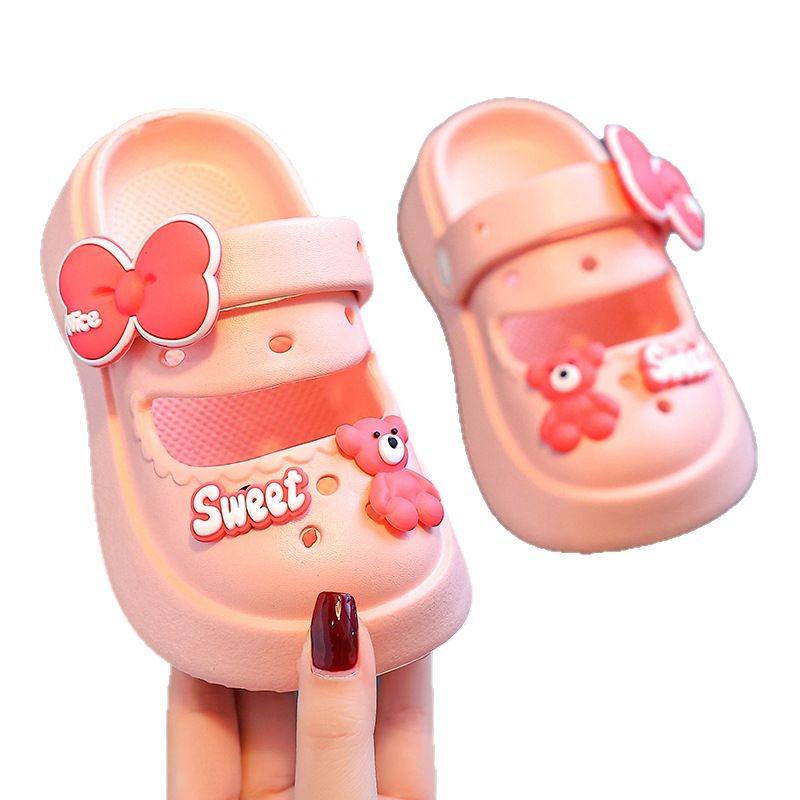 Girls' EVA Ultra-Light Summer Sandals: Cute, Non-Slip, Soft Sole, Perfect for Outdoor Wear, Ideal for Kindergarten.