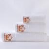 Luxury Hotel Bath Towel White Towel Custom logo Five-star Hotel Bath Towel Set with 100% Cotton