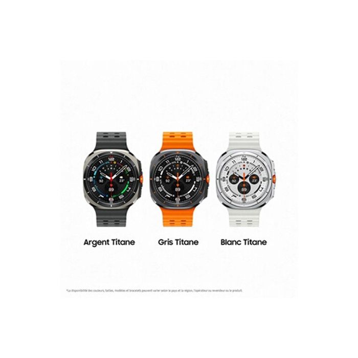 Montre connectée Samsung Galaxy Watch Ultra 47 mm 4G Argent Titane