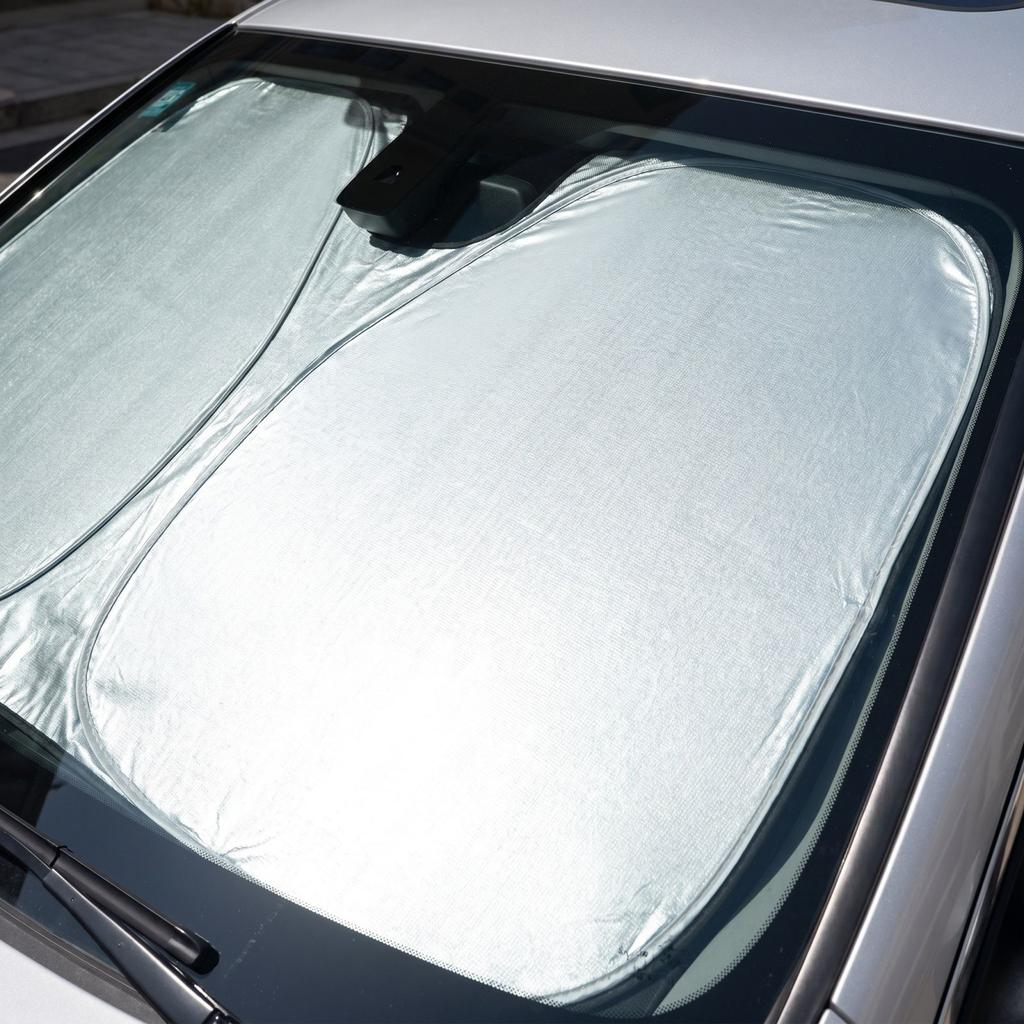 Car front windshield sunshade (large size - -coated model) - Sunscreen, heat insulation, sunshade panel