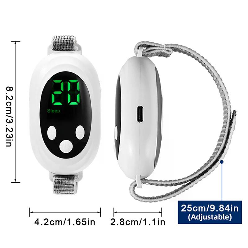 Dispositif portable d'aide au sommeil, Dispositif anti-anxiété, Soulagement de l'anxiété Aide au sommeil, Favorise le repos, Rechargeable par USB