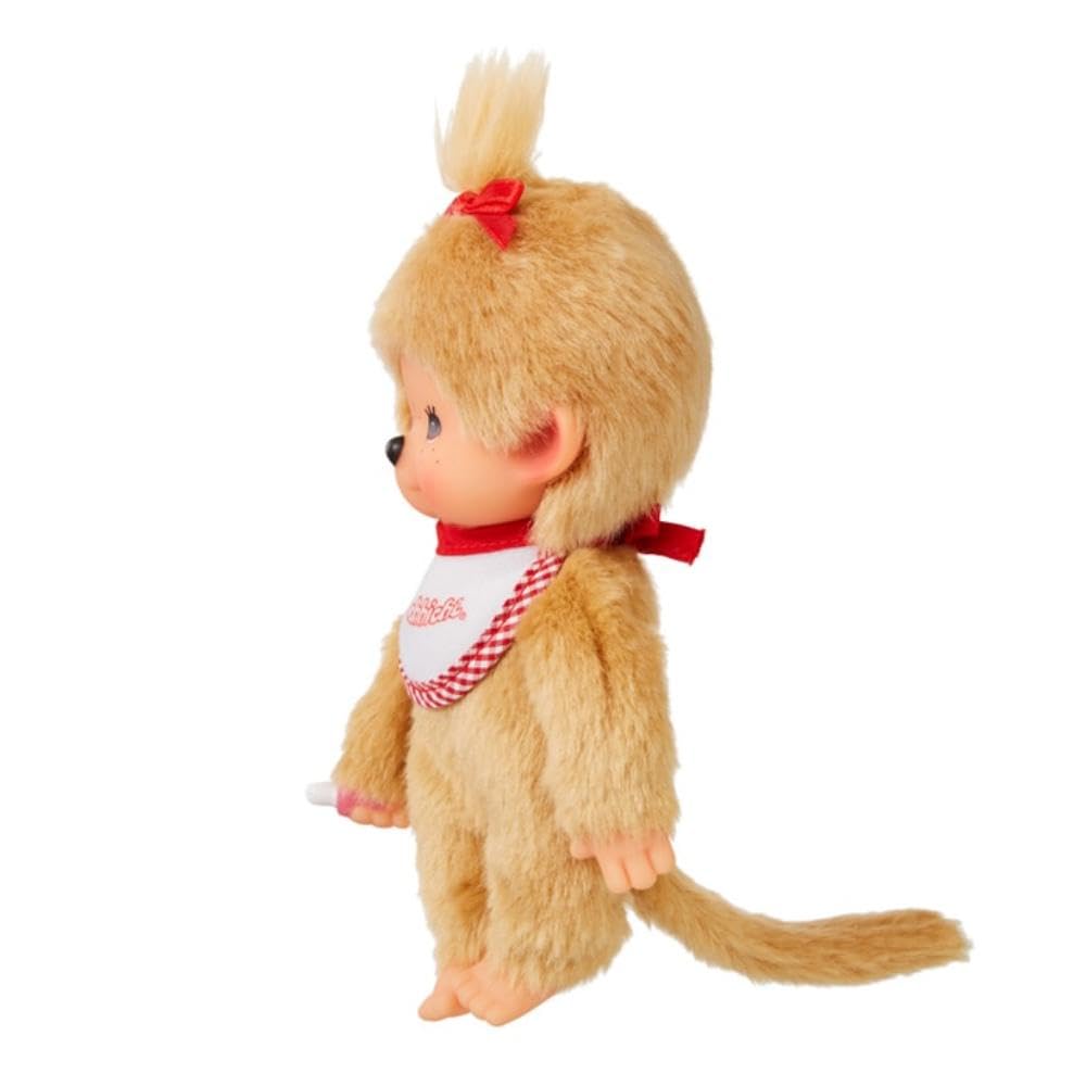Sekiguchi Monchhichi Премиум Стандарт Маленькая Бежевая Кукла для Девочки 251834 В21,5 x Ш13 x Г7,5 см