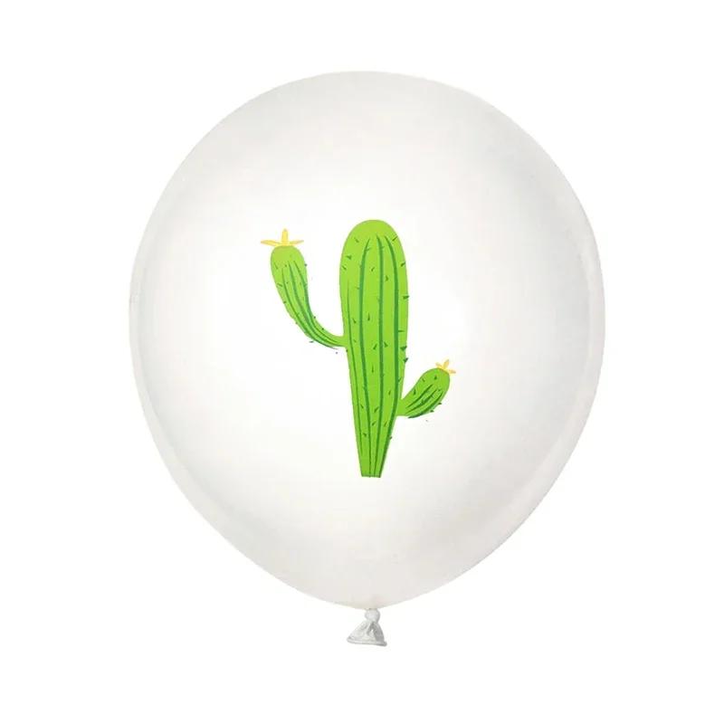 12Pcs 12inch Hawaiian Aloha Tropical Luau Latex Balloons for   Summer Beach Birthday Bar Party Wedding Supplies