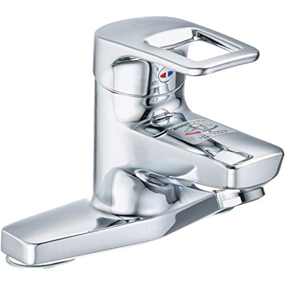 TOTO TLHG30AER Washroom Faucet with Stand, 2 Holes, Eco Single Pop Up (Replacement), Silver, 27.5...