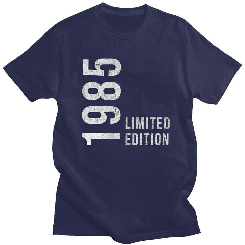 

Awesome 40th Retro Vintage 1985 Printed T Shirt Men 100 Cotton Tshirt Custom Years Birthday Gift Tees Fashion Tshirts 4XL