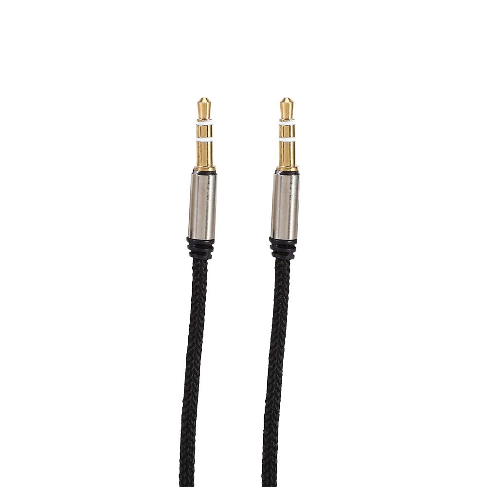 Audio Cable Adapter Jack 3.5mm AUX Cable Male to Male Car Auxiliary Cord Stereo Cable