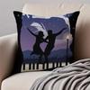 Romantic American Movie LLa La Land Cushion Cover Pillowcase Antidustmite Invisible Zipper Short Plush Sofa Cushion