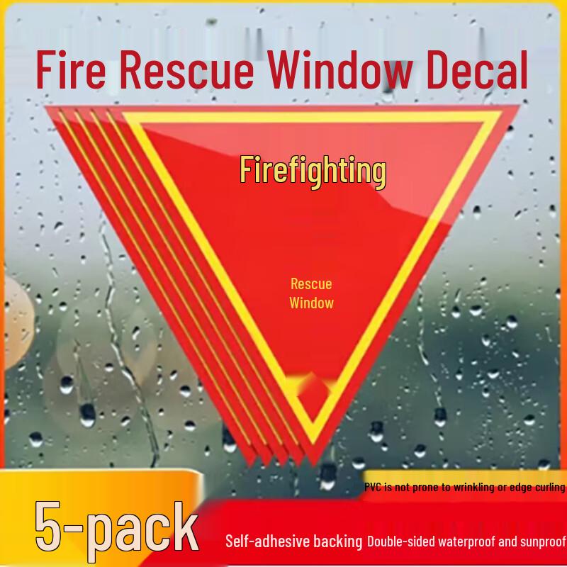 Fire Safety Warning Labels & Instructions