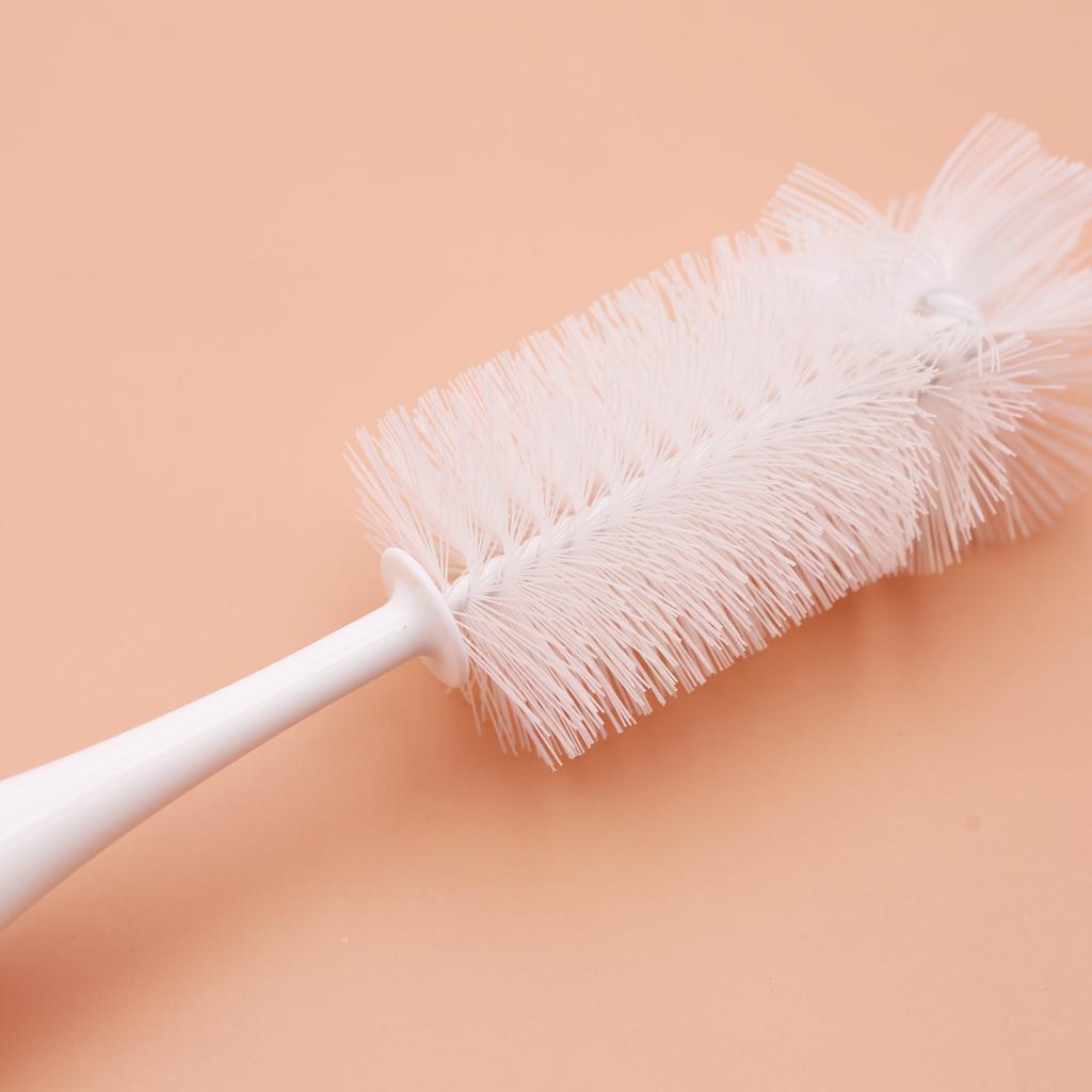 Eco-Friendly Straight Handle Bottle Cleaning Brush Customized Logo House Cleaner with Suction for Baby Made of Nylon and PP