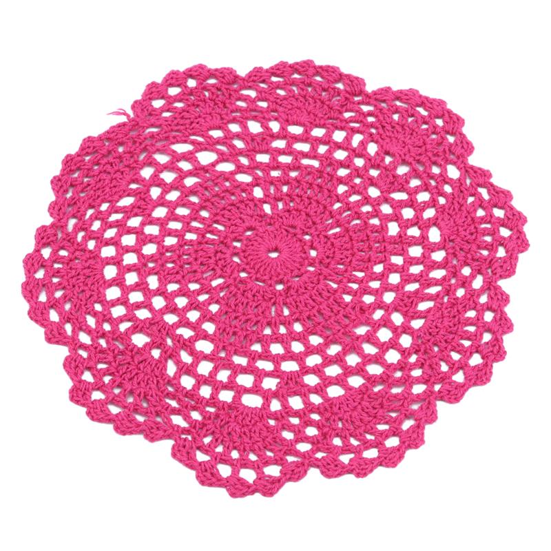 

2 шт. Современный круглый настольный коврик, тканевая подкладка, вязаная крючком салфетка, подставка под чашку, напиток, чай, кофе, подставка под стакан, кружку, для дома, кухни