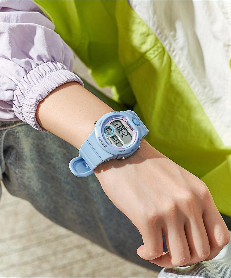 Sanda Unisex Sports Electronic Watch - Stylish, Versatile, Multi-functional with Large Simple Dial