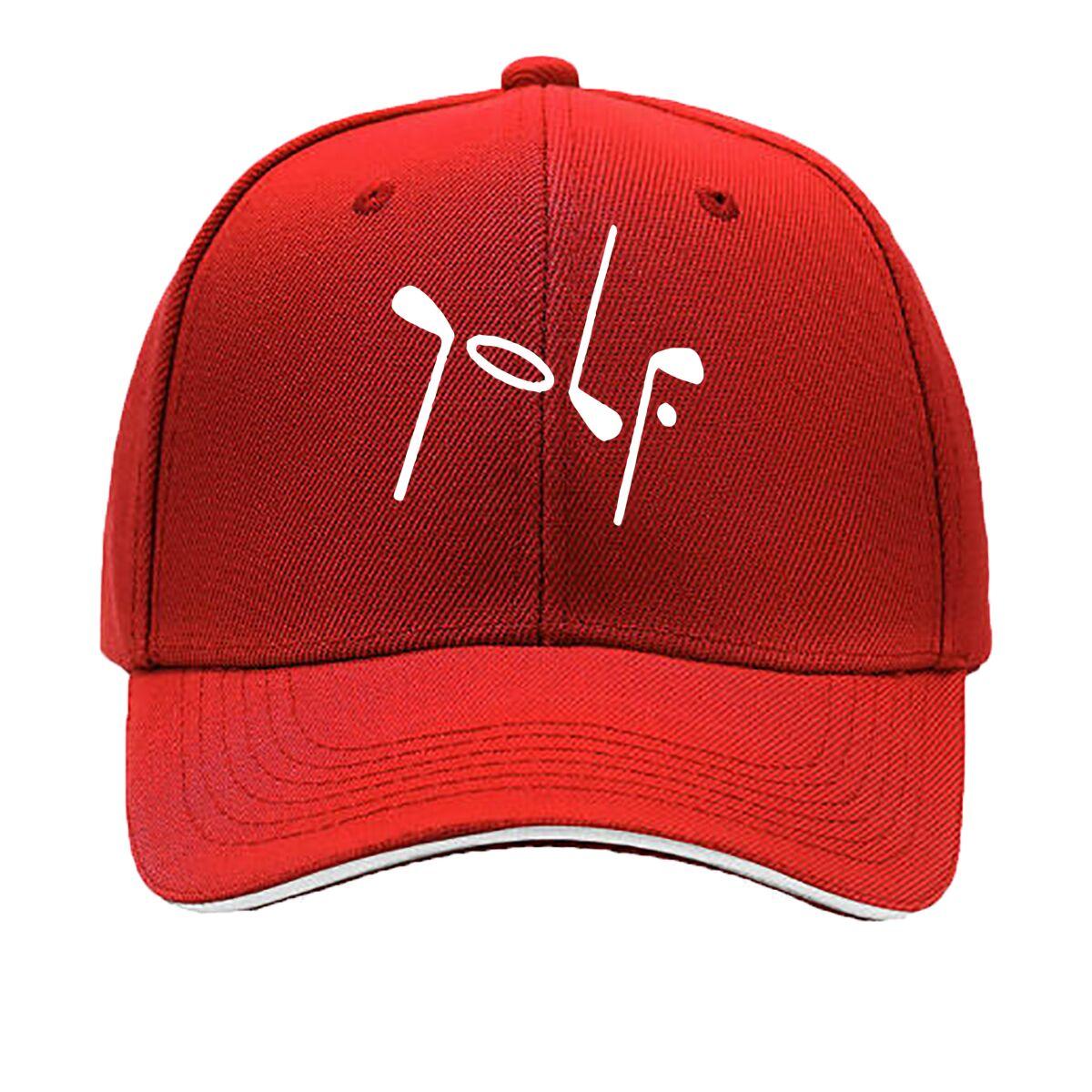 MAKEFGE Unisex Print Golf Club Logo Curved Brim Hat Casual Outdoor Sports Cap Perfect Gift for D Sandwich Baseball Cap One Size