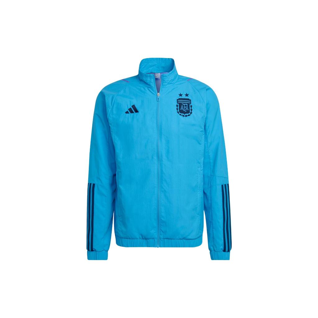 adidas Argentina Jackets Men's Blue Stand Collar Moderate Other HF3933