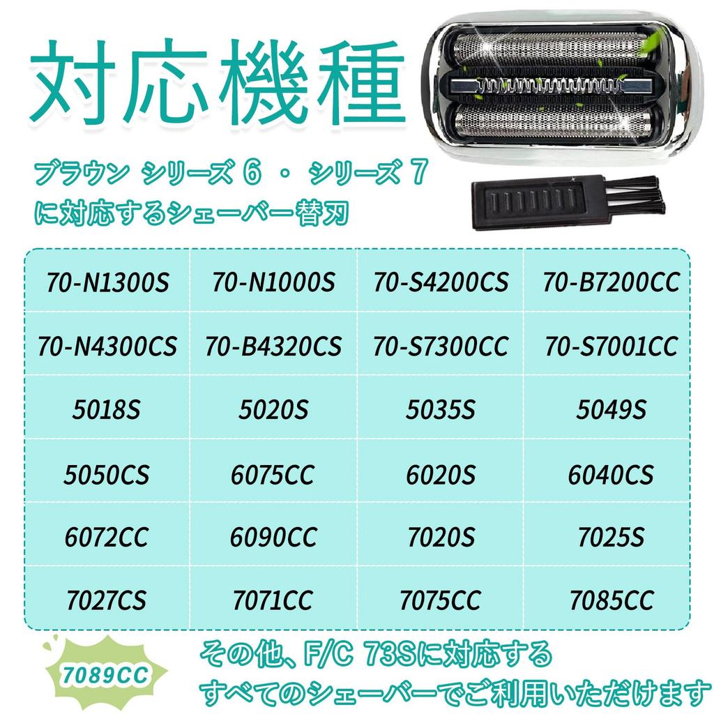 Braun Compatible Replacement Blades for Series 6 and Series 7 Replacement Blades 73S Replacement Blades Compatible with Series 6 Series 6 Shaving Head