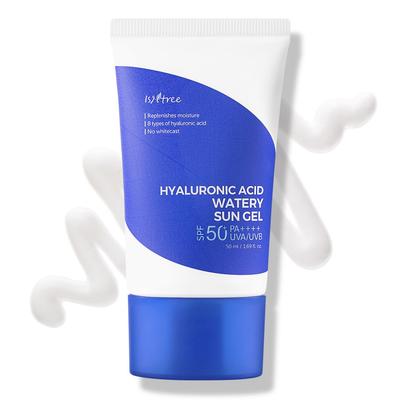ISNTREE Hyaluronic Acid Watery UV Gel 50ml 8 Types of Hyaluronic Acid Gel Cream Sunscreen /