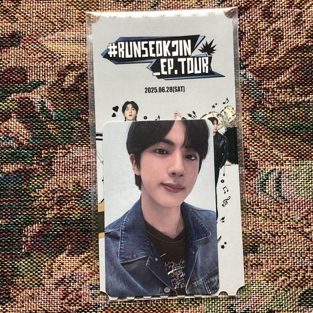[USED] RUNSEOKJIN_EP.TOUR 6/28 BTS JIN Trading Card