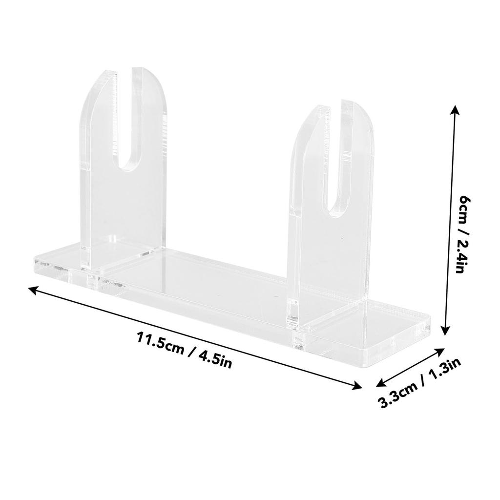 Acrylic Fan Holder Stand Lightweight Stylish Look Hand Fan Stand Foldable Handheld Fan Display Stand Organizer
