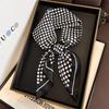Luxury Brand Square Scarf Design Double Side Shawl Wrap 70cm Print Twill Silk Women Hijab Female Foulard Headband Bandana