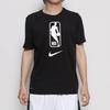 Nike Rychleschnoucí prodyšné sportovní tričko s logem NBA, kulatý výstřih, krátký rukáv, unisex topy, černé AT0516-010