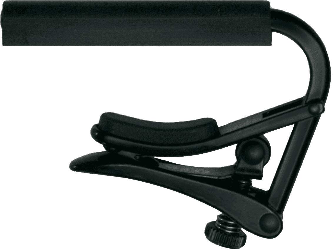 SHUBB Capo for Classical Black Chrome Guitar, C-2K