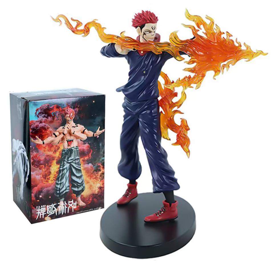 New 5pcs/set Anime Jujutsu Kaisen Cartoon Doll Itadori Yuji Seated Noodle Stopper Action Figure Model Toys Collection Hobbies