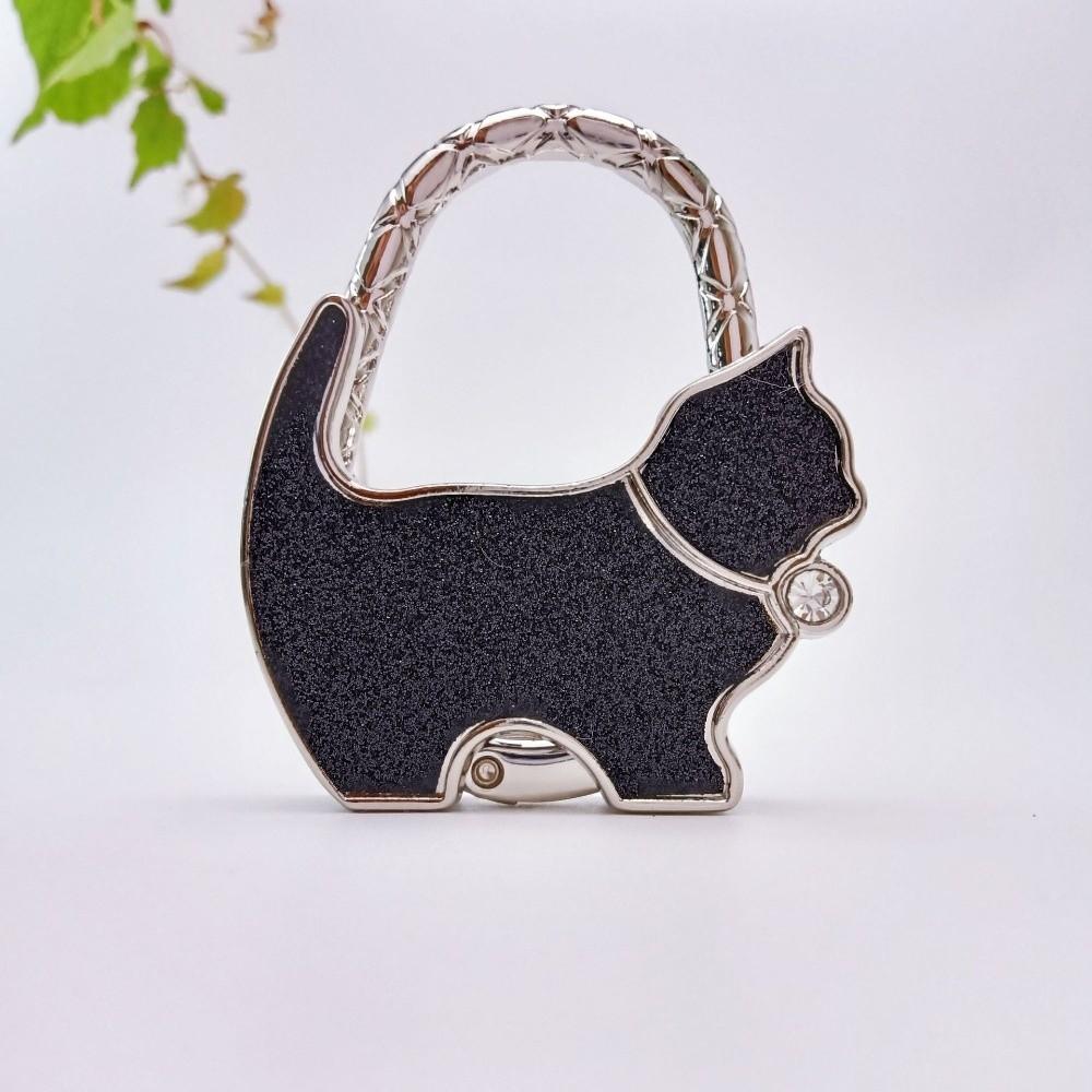 Foldable Cat Handbag Hook Lovely Design Folding Bag Hook NEW Table Edge Hook Home Decoration