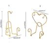 Simple Gold Metal Display Rack Eye Catching Modern Mug Rack Light Luxury Tea Cup Tray Home Decor