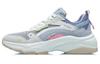 Cushioning Slip Resistant Abrasion Resistant Low Top Casual Shoes Women's Gray White AGCR326-3
