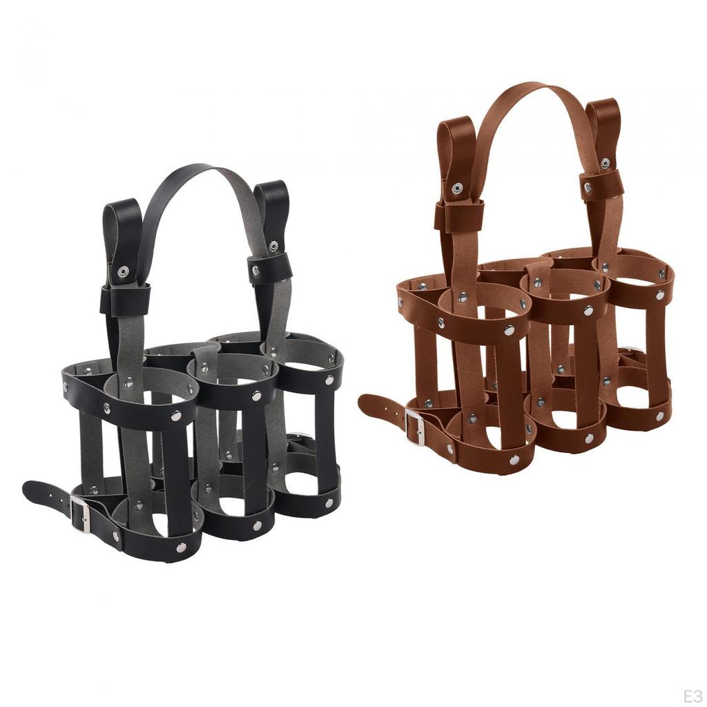 Držák na pivní láhev pro jízdní kolo, Kožený držák, Cestovní a turistický držák na nápoje