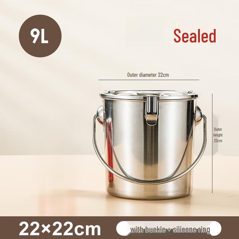 Stainless Steel Sealed Rice Bin