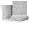 12 Pack Polyester Felt Acoustic Panels Soundproof Wall Decor Noise Absorption Panels for Home Studio Office