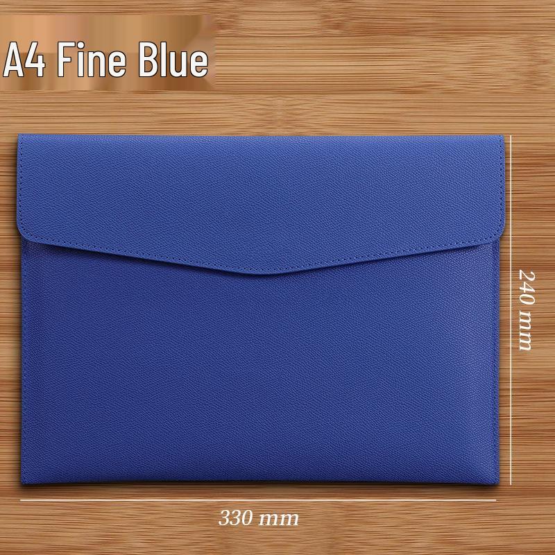 Premium Leather A4 Document Bag with Logo Printing Option