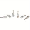 6Pcs Electric Guitar Roller Bridge Tremolo Saddles for Strat TL Zinc Alloy Electric Guitar Replacement Bridge Saddle Set
