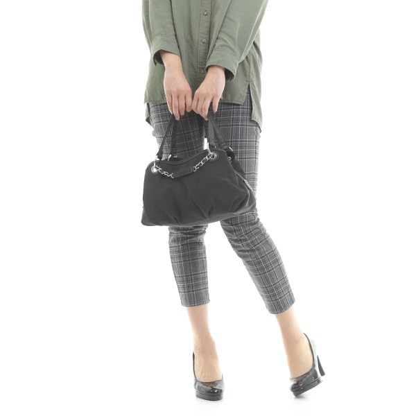 Savoy Damen Handtasche SM085401 Schwarz + Handtuch