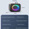 Mini Portable Bluetooth Speaker With Phone Holder, Rgb Lights, Super Bass & 10H Playtime For Travel