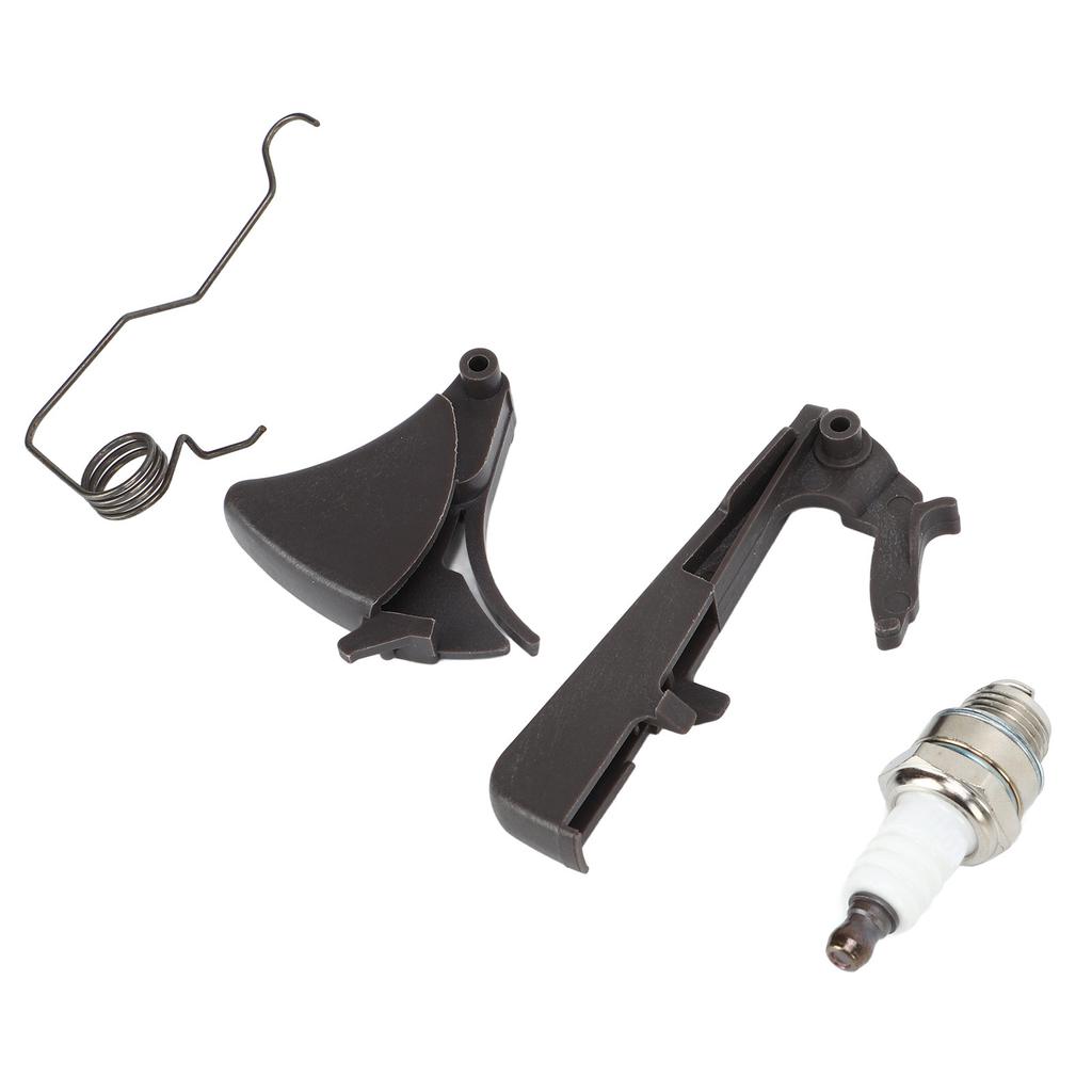 Benzin-Kettensäge Zündkerzen-Kit ABS Eisen Gashebel Zündkerze für Husqvarna 340 345 346XP 350 351 353 357XP 359