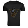 Anubis Egyptian God Geometric Triangle Graphic T-Shirt