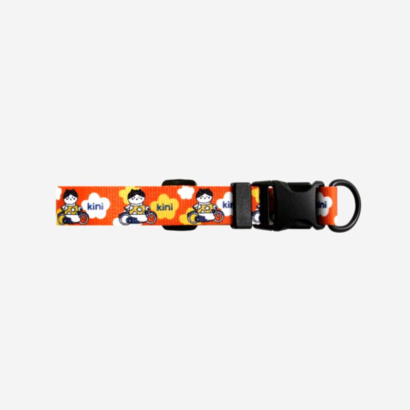 KINIKINI RIDING DODO COLLAR-ORANGE (collar)